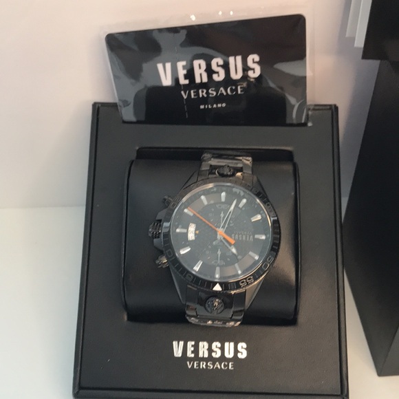 💯 - New Authentic VERSUS Versace Griffith Chronograph Bracelet Watch, 46mm - Picture 11 of 14